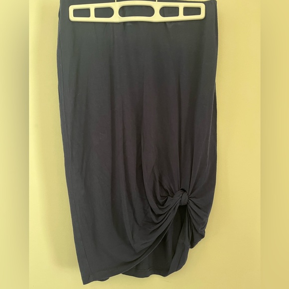 Rebel Sugar Navy Blue Runched Skirt - 9/10 Condition - Picture 1 of 2